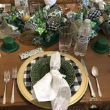 ST. PATRICK'S DAY NAPKIN WRAPPER - INSTANT DOWNLOAD - IRISH KISSES SHAMROCK WISHES