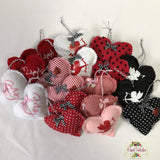 VALENTINE'S DAY 6 FT FULLY DECORATED HOLIDAY TREE RED PINK AND BLACK LOVE IS IN THE AIR