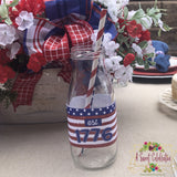 4th OF JULY WATER BOTTLE LABELS  2X9" INSTANT DOWNLOAD