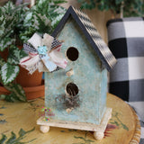 SHABBY CHIC SPRING BIRDHOUSE