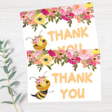 Sweet to Bee ONE -  Bee Birthday Thank you - Instant Download