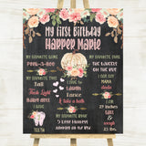 Floral Little Pumpkin 1st Birthday Personalized Ultimate Large Party Package