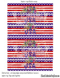 4th OF JULY WATER NAPKIN WRAPPERS & WATER LABELS - INSTANT DOWNLOAD