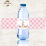 SOME BUNNY IS ONE 1st BIRTHDAY WATER LABELS - INSTANT DOWNLOAD