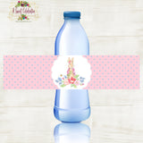 SOME BUNNY IS ONE 1st BIRTHDAY WATER LABELS - INSTANT DOWNLOAD
