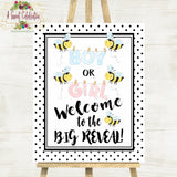 Bee Reveal - What will Baby Bee - Baby Reveal Printable Party Package - DIY in PDF/JPG