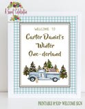 Woodland Winter ONEderland Blue Truck - Petite Party Package