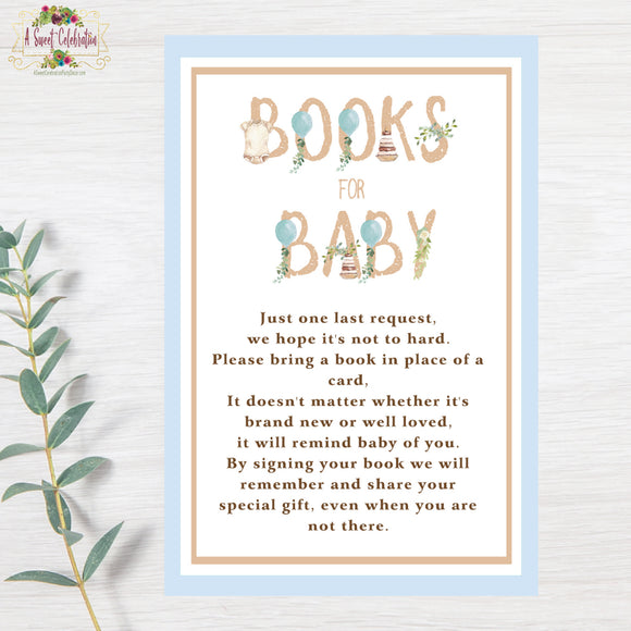 Boho Baby Shower PDF Printable Books for Baby - Instant Download