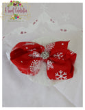 Holiday Bows Set - Christmas Snowflake, Halloween and 4th of July Headband Set