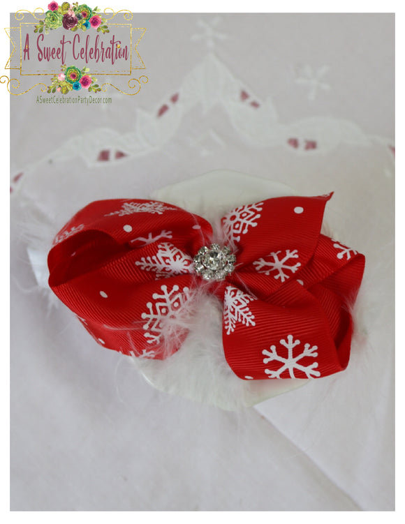 Winter ONE-derland Christmas Snowflake Headband