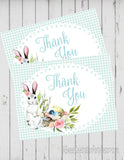 EASTER BRUNCH INVITATIONS - WITH MATCHING THANK YOU
