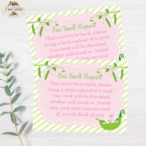 Sweet Pea Baby Shower Book for Baby - Instant Download