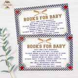 Vintage Baseball Baby Shower PDF Printable Books For Baby Request - Instant Download