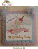 Magical Unicorn and Rainbow Pastel Birthday Party Package