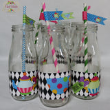 Alice's in ONE-derland Tea Party - Party Straws with Straw Flags