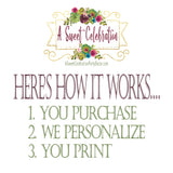 Baby It's Cold Outside Pink and Gold Baby Shower `Personalized Large Welcome Sign - printable