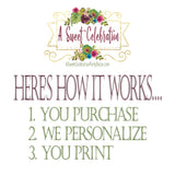 Baby It's Cold Outside Pink and Gold Baby Shower `Personalized Welcome Sign - printable
