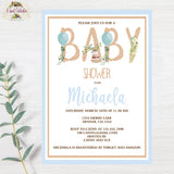 Boho Baby Shower PDF Printable Invitation