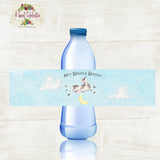 Mother Goose Nursery Rhymes Baby Shower PDF Printable Water Bottle Labels - Instant Download