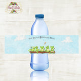 Mother Goose Nursery Rhymes Baby Shower PDF Printable Water Bottle Labels - Instant Download