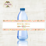 WILD ONE - BOHO - TRIBAL WATERPROOF WATER BOTTLE LABELS